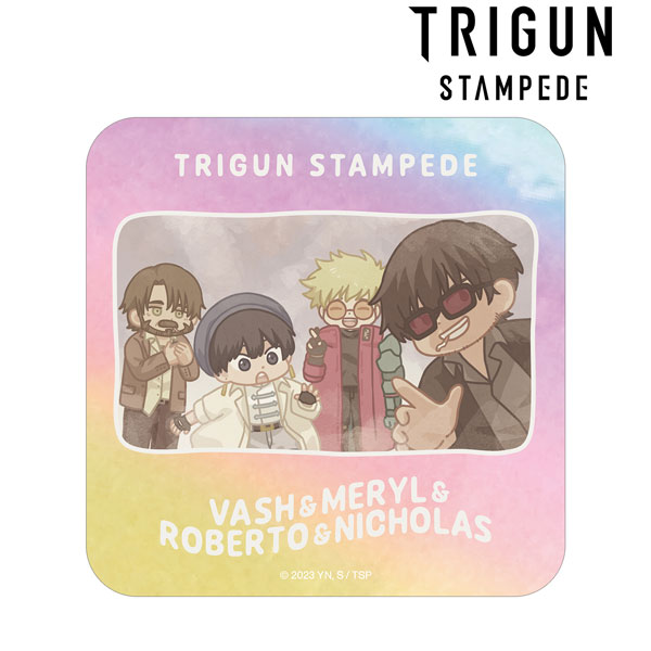 TVアニメ「TRIGUN STAMPEDE」 集合 ゆるコマ オーロラステッカー[アルマビアンカ]