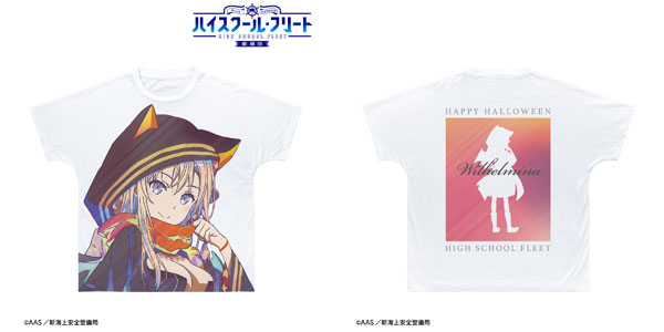 劇場版 ハイスクール・フリート ヴィルヘルミーナ ハロウィン Ani-Art clear label 第2弾 フルグラフィックTシャツ M[アルマビアンカ]