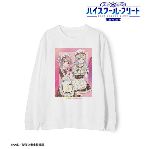 ハイスクール・フリート 納沙幸子＆ヴィルヘルミーナ バレンタイン Ani-Art clear label 第2弾 トレーナー メンズ S[アルマビアンカ]《在庫切れ》