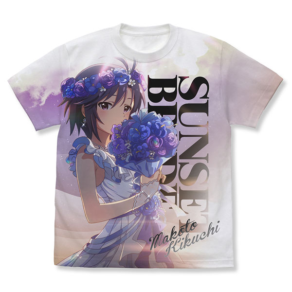 アイドルマスター ミリオンライブ！ サンセットブライド 菊地真 フルグラフィックTシャツ/WHITE-S[コスパ]