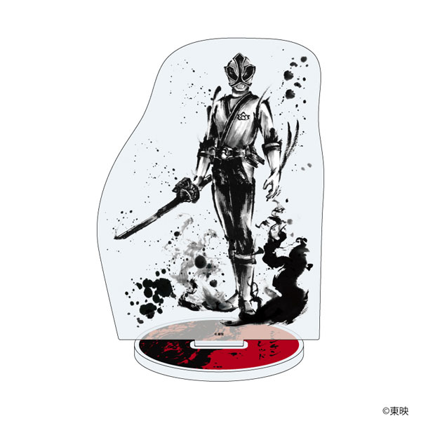 アクリルスタンド「侍戦隊シンケンジャー」01/シンケンレッド 水墨