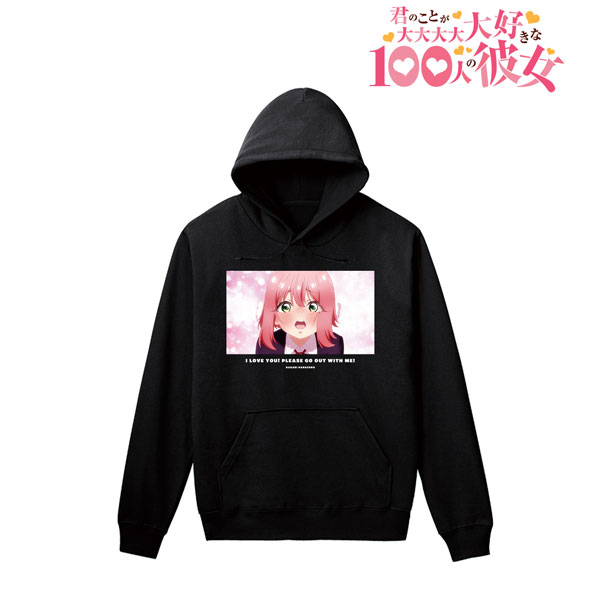 TVアニメ「君のことが大大大大大好きな100人の彼女」 花園羽香里 告白場面写パーカー レディース M[アルマビアンカ]《発売済・在庫品》