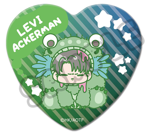 TVアニメ『進撃の巨人 The Final Season』第11弾 ハート型缶バッジ M