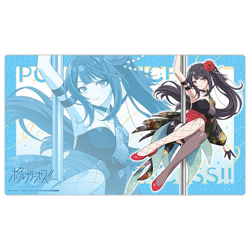 ラバーマット ピロ水　 上林聖　 アマカノ　 リセオーバーチェア ポールプリンセス！！ 描き下ろしラバーマット(蒼唯ノア)[キース
