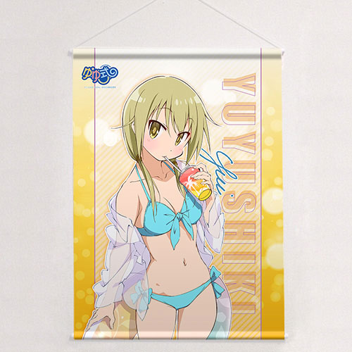 ゆゆ式 描き下ろしB2タペストリー(櫟井唯/水着)Wスエード[キース