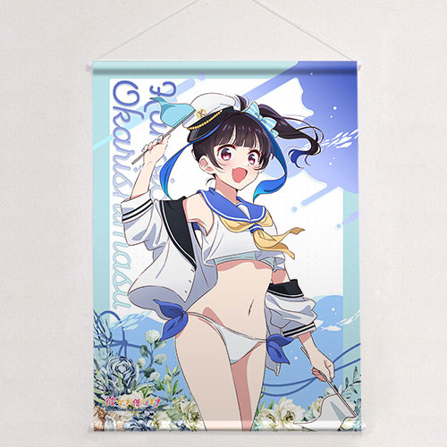 彼女､お借りします 描き下ろしB2タペストリー(八重森みに/マリンセーラー水着)Wスエード[キース]《在庫切れ》