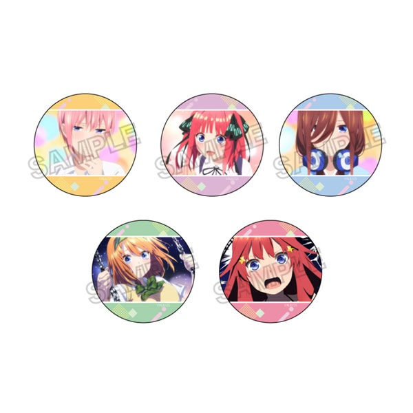 五等分の花嫁∽ 場面写 缶バッジ 第3弾 5個入りBOX[GRANUP]