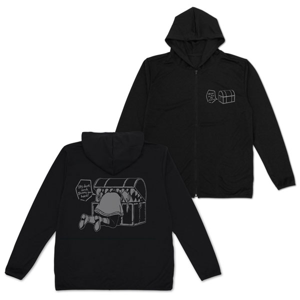 葬送のフリーレン ミミックに食べられるフリーレン 薄手ドライパーカー/BLACK-XL[コスパ]