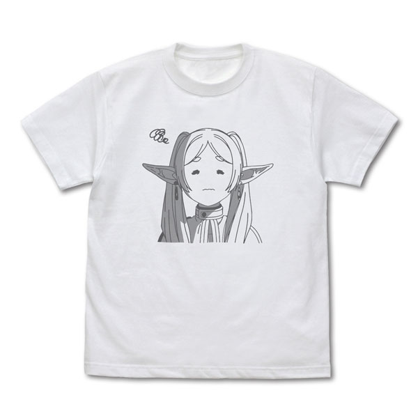 葬送のフリーレン フリーレン フェイス Tシャツ すごく嫌そうな顔ver./WHITE-S[コスパ]