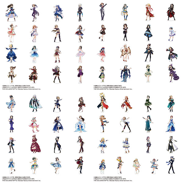 アイドルマスター シンデレラガールズ 3Dアクリルスタンド セット | j