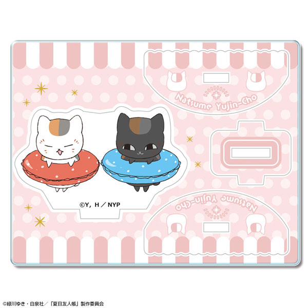 夏目友人帳 ゆらっとアクリルフィギュア Ver.2 デザイン05(ニャンコ先生＆黒ニャンコ)（再販）[ライセンスエージェント]《０４月予約》