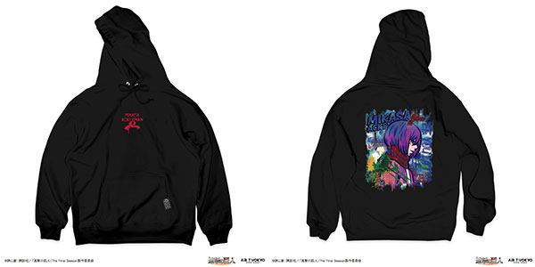 TVアニメ『進撃の巨人』The Final Season ウォールアートパーカー(ミカサ) ブラック XL[AIR TWOKYO]《在庫切れ》