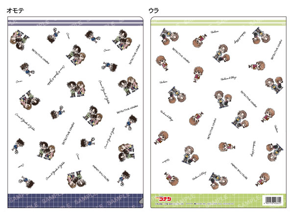 名探偵コナン ゆるスタmini 第2弾 クリアファイル C コナン＆優作＆有希子＆灰原＆沖矢[ショウワノート]