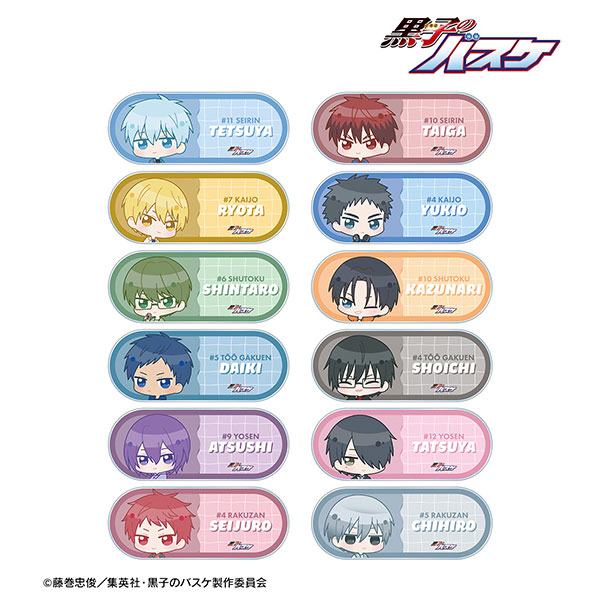 黒子のバスケ トレーディング ちびキャラ スナップショットver. アクリルネームプレート 12個入りBOX[アルマビアンカ]《在庫切れ》