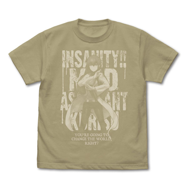 STEINS；GATE 鳳凰院紅莉栖 Tシャツ/SAND KHAKI-XL[コスパ]《発売済・在庫品》