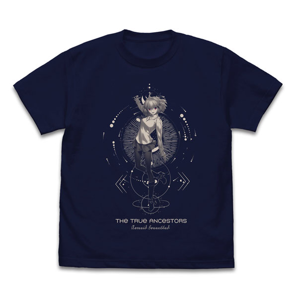 月姫 -A piece of blue glass moon- 夜を駆ける白い化身 アルクェイド・ブリュンスタッド Tシャツ/NAVY-S[コスパ]