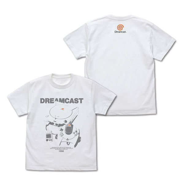 ドリームキャスト ゲームコンソール Tシャツ/WHITE-M[コスパ]