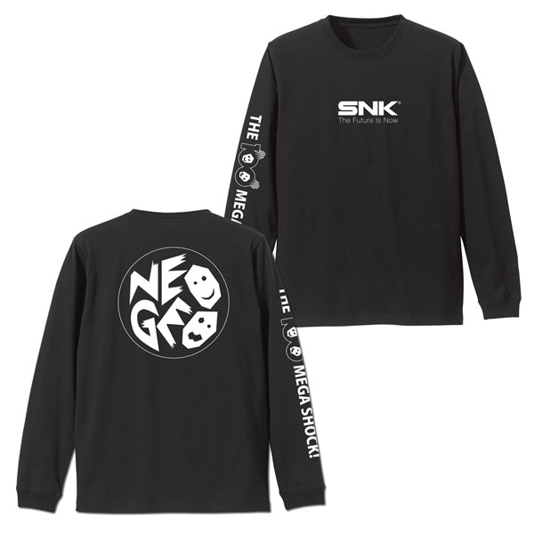 NEOGEO 袖リブロングスリーブTシャツ/BLACK-M[コスパ]