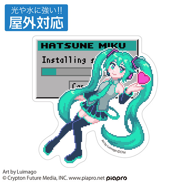 初音ミク 屋外対応ステッカー Luimago Ver.[コスパ]