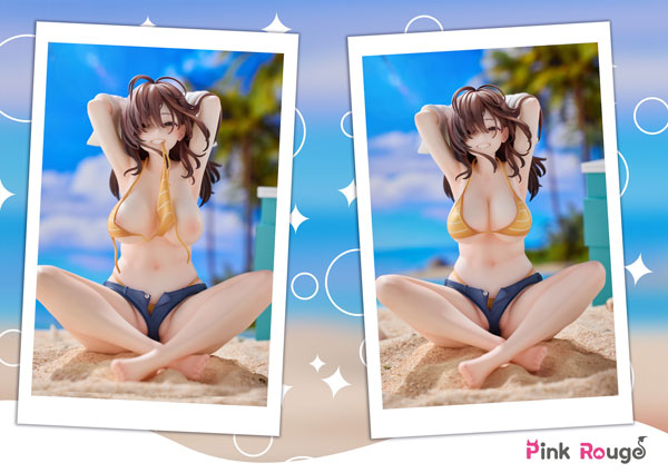 【中古】(本体A/箱B)【特典】男女の友情が成立できないタイプの女友達 1/7 完成品フィギュア 豪華セット[Pink Rouge]《発売済・在庫品》