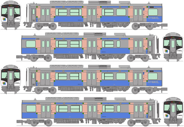 鉄道コレクション JR HB-E210系(仙石東北ライン・特別快速)4両セット[トミーテック]