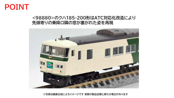 98880 JR185-200系(はまかいじ・踊り子色・強化型スカート)セット(6両)[TOMIX]