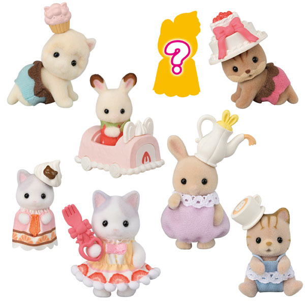 シルバニアファミリー 赤ちゃんコレクション-赤ちゃんケーキパーティーシリーズ- 16個入りBOX[エポック]《発売済・在庫品》