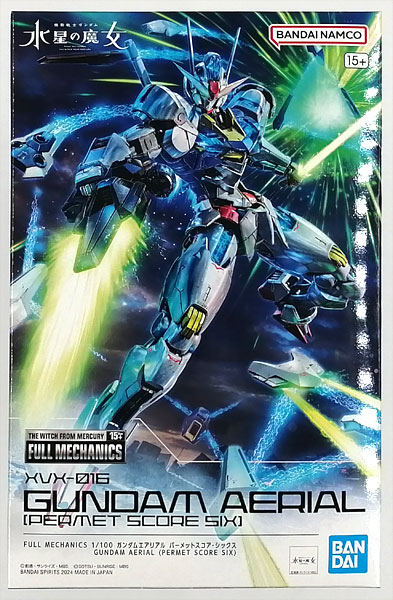 【中古】FULL MECHANICS 1/100 ガンダムエアリアル パーメットスコア・シックス プラモデル (ホビーオンラインショップ限定)[BANDAI SPIRITS]