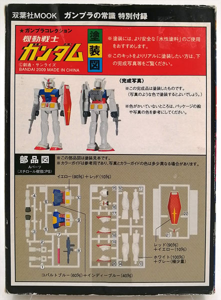 RX-78-2 GUNDAM ORIGINAL WHITE Ver. (ガンプラの常識 第一次ガンダム