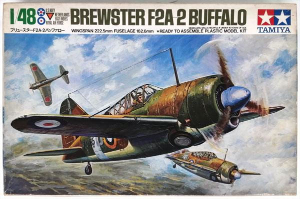 【中古】1/48 ブリュースター F2A-2 バッファロー プラモデル[タミヤ]