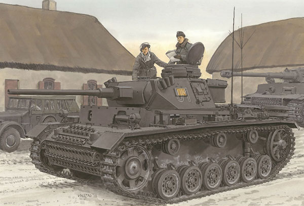 1/35 WW.II ドイツ軍 III号指揮戦車 K型 マジックトラック/アルミ砲身