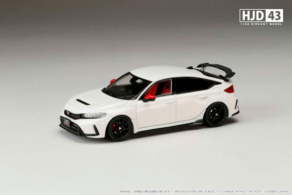 1/43 ホンダ シビック TYPE R (FL5) 純正オプション装着車 チャンピオンシップホワイト[ホビージャパン]《１１月予約》