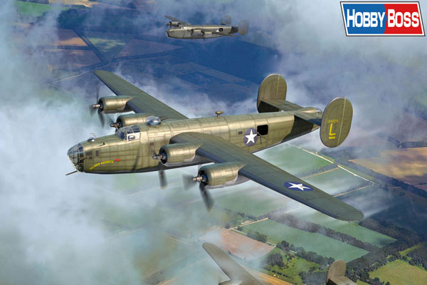 1/48 エアクラフトシリーズ B-24D リベレーター プラモデル[ホビーボス