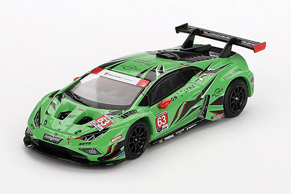 1/64 ランボルギーニ ウラカン GT3 EVO2 IMSA デイトナ24時間 2023 #63 Iron Lynx(左ハンドル)[MINI GT]