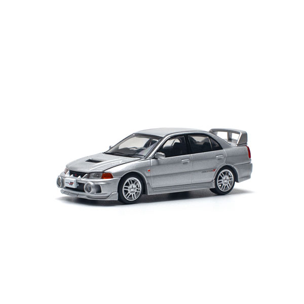 1/64 MITSUBISHI LANCER EVOLUTION IV - STEEL SILVER[POP RACE]