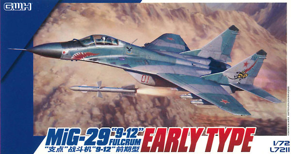 1/72 MiG-29 9.12 フルクラムA 初期型 プラモデル[グレートウォールホビー]