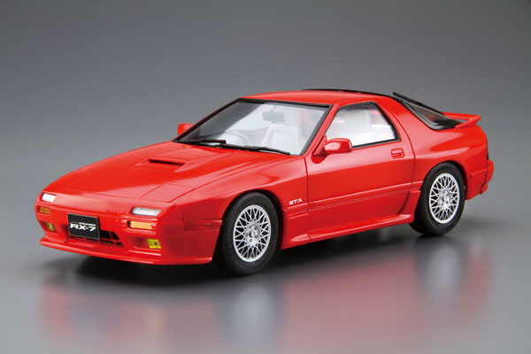 ザ・モデルカー No.64 1/24 マツダ FC3S サバンナRX-7 '89 プラモデル（再販）[アオシマ]《０３月予約》