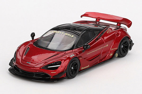 1/64 マクラーレン 720S LB★Works ジェムレッド(左ハンドル)[MINI GT]