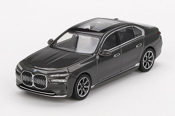 1/64 BMW i7 xDrive60 ドラビットグレー(左ハンドル)[MINI GT]