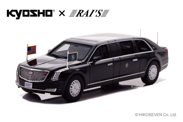 1/43 キャデラック ワン THE BEAST 2019 アメリカ大統領専用車 (アメリカ国内仕様)[京商/RAI’S]