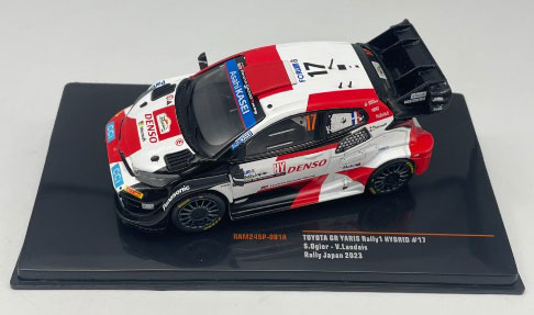 1/43 トヨタ GR ヤリスRally1 2023年ラリージャパン #17 S.Ogier[KBモデル/イクソモデル]