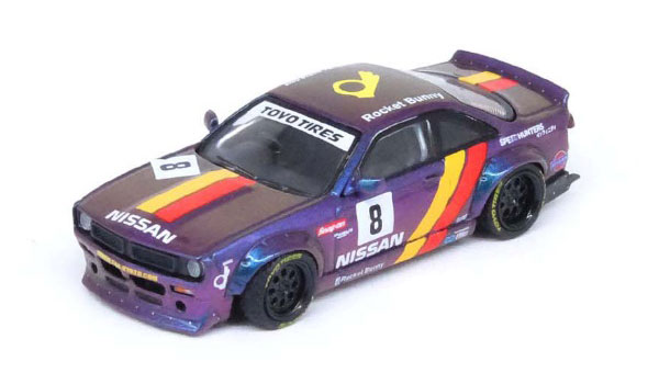 1/64 NISSAN シルビア (S14) BOSS “ROCKET BUNNY” パープル[INNO Models]