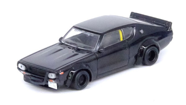 1/64 NISSAN スカイライン 2000 GT-R (KPGC110) “ケンメリ” ブラック[INNO Models]