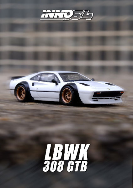 1/64 LBWK 308 GTB ホワイト[INNO Models]