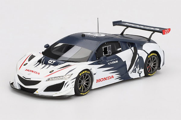 1/43 ホンダ NSX GT3 EVO レッドブル フォーミュラ ニュルブルクリンク 2023 アルファタタウリ 角田裕毅(左ハンドル)[TSMモデル]