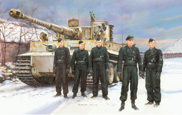 1/35 WW.II ドイツ軍 ティーガーI 初期生産型 ヴィットマン指揮車 豪華