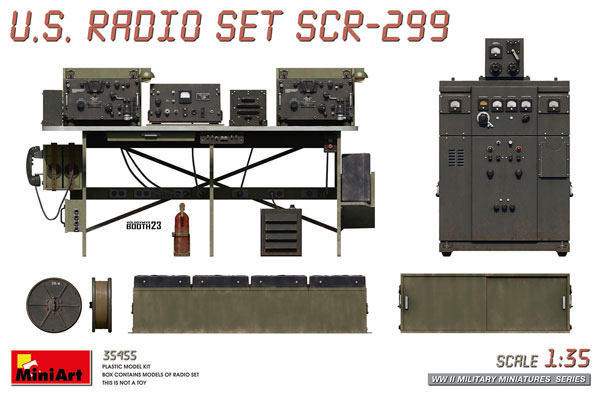 1/35 米国無線通信機 SCR-299 プラモデル[ミニアート]