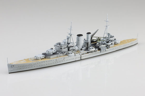 1/700 ウォーターライン No.807 英国海軍 重巡洋艦 エクセタ- プラモデル[アオシマ]