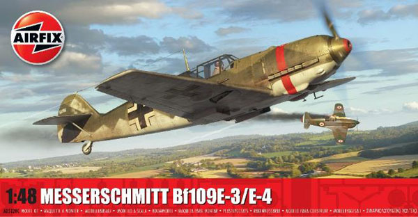 1/48 メッサーシュミット Bf109E-3/E-4 プラモデル[エアフィックス]