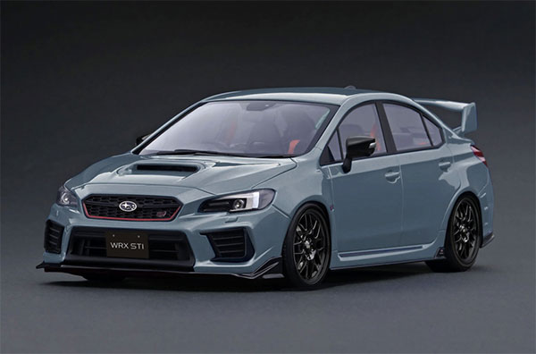 1/18 SUBARU WRX (CBA-VAB) STI Gray Khaki[イグニッションモデル]